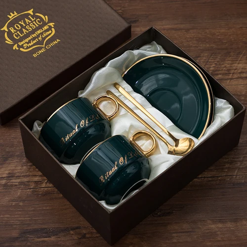 Нордический роскошный набор керамики для кофе и блюдца, минималистичный домашний чайный набор для послеобеденного чая, высококачественный костюм, подарок, аксессуары для домашнего декора - Цвет: X