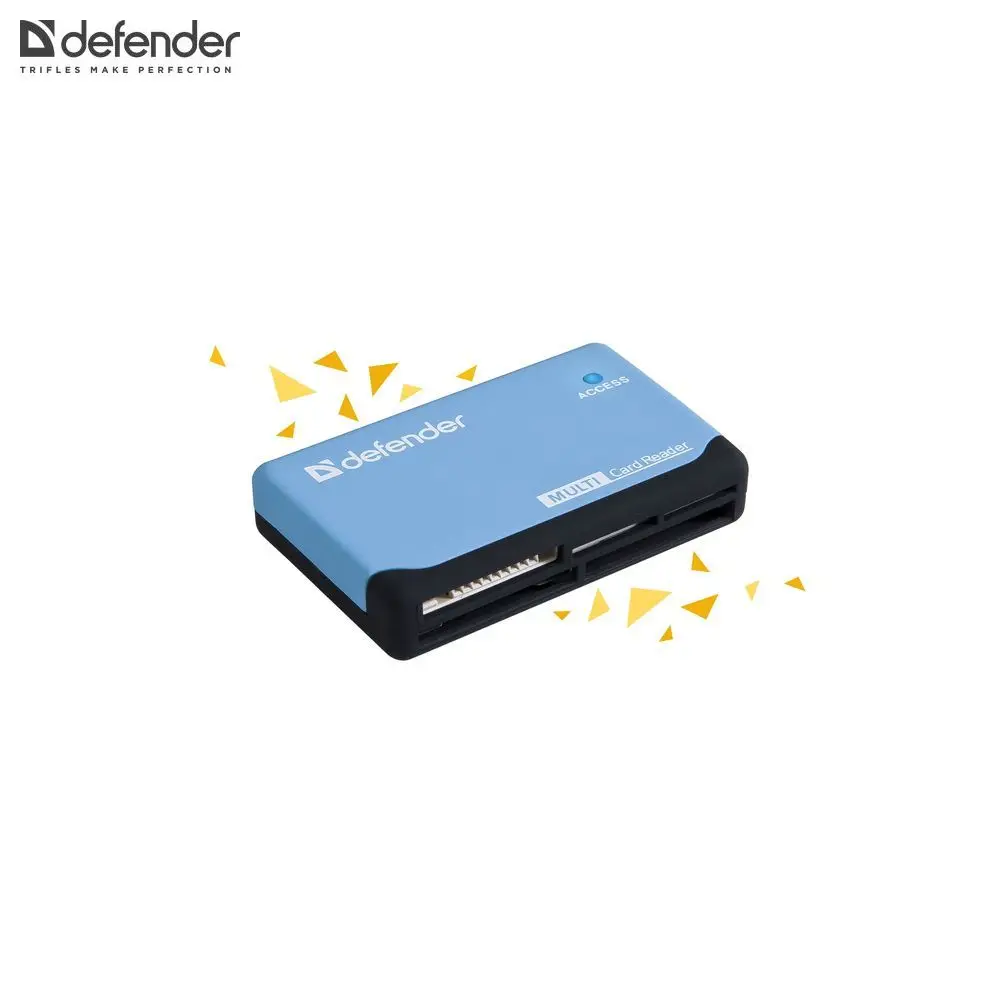 Универсальный картридер Defender Ultra USB 2.0, 5 слотов