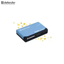 Универсальный картридер Defender Ultra USB 2.0, 5 слотов