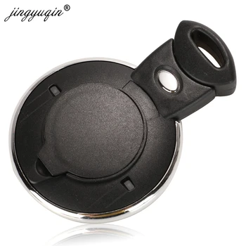 Keyforkess 10 pz/lotto 3 pulsante Uncut lama Smart Fob Shell per BMW Mini Cooper sostituzione della copertura della cassa chiave a distanza - Jingyuqin 10 pz lotto 3 pulsante Uncut lama Smart Fob Shell per BMW Mini Cooper