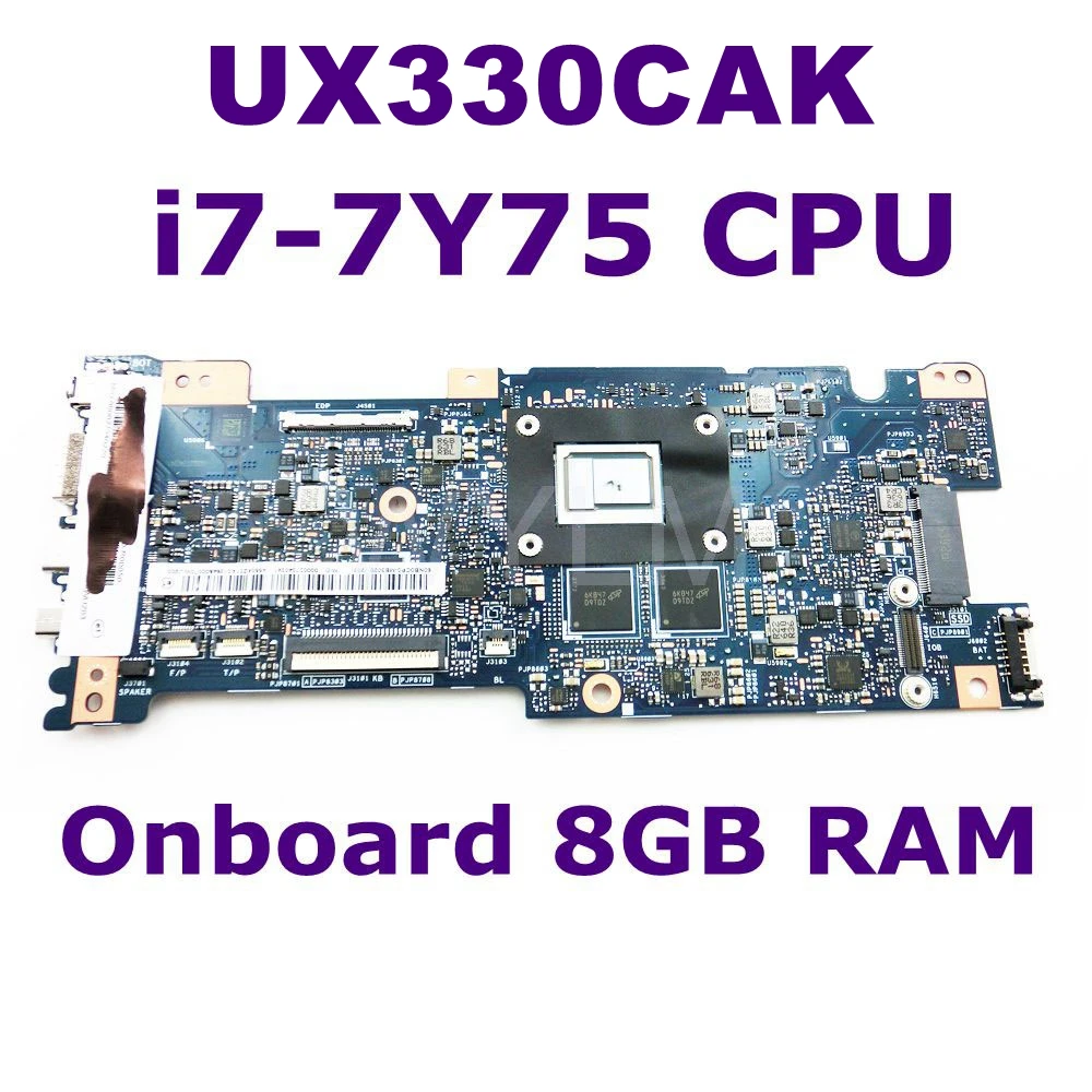 UX330CAK MB._ 8G/I7-7Y75 с i7-7Y75 CPU 8 Гб RAM для ASUS ZenBook UX330CA UX330 UX330C материнская плата