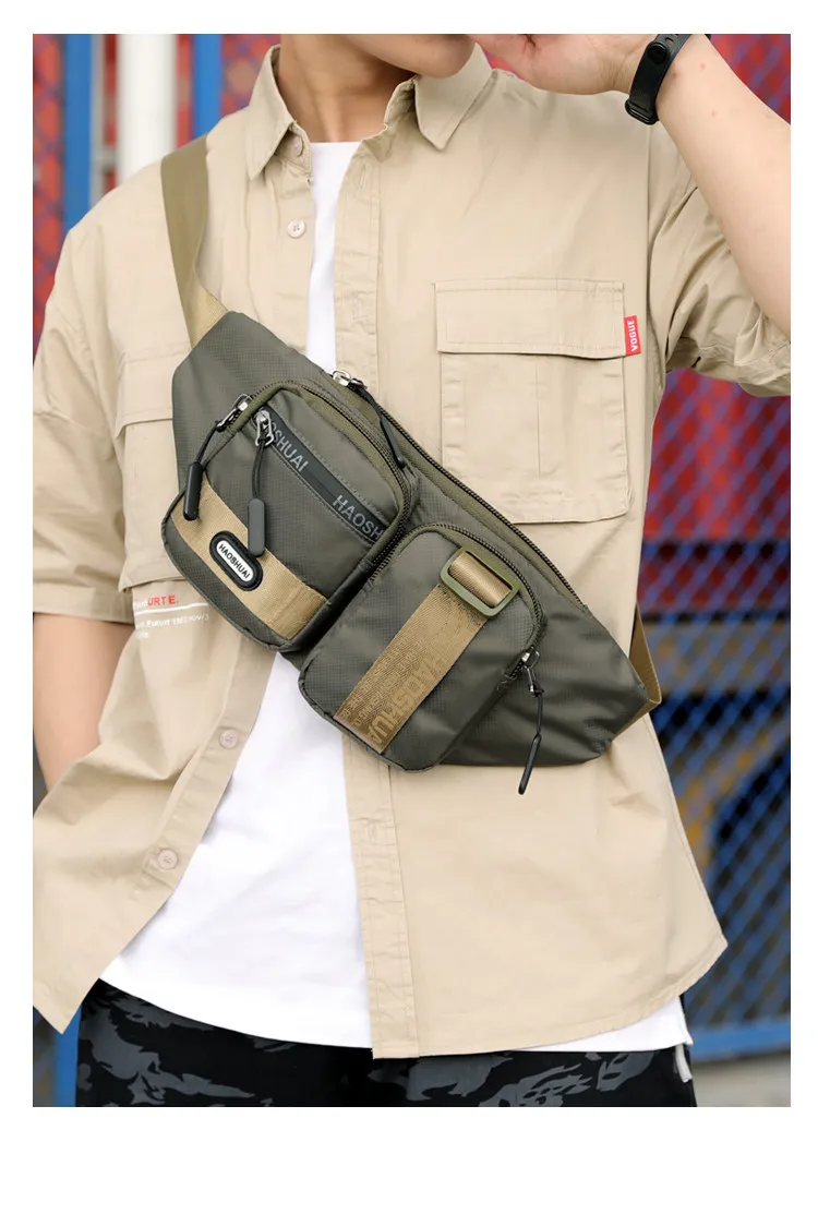 mobile phone chest rig bag heuptasje chestbag mannen borst tas waist pack men money belt bag correa bolso cinturon bauchtaschen