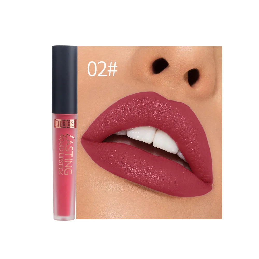 Make up питательная жидкая помада Косметика увлажнитель блеск для губ Макияж для губ водостойкий блеск для губ - Цвет: 02