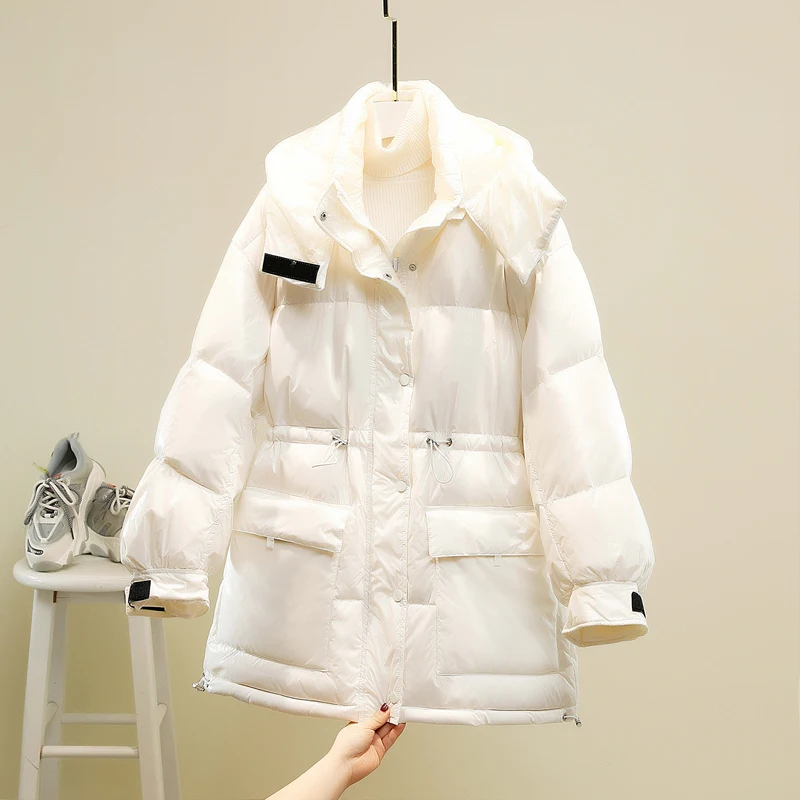 new black khaki Transparent Rhinestones Long