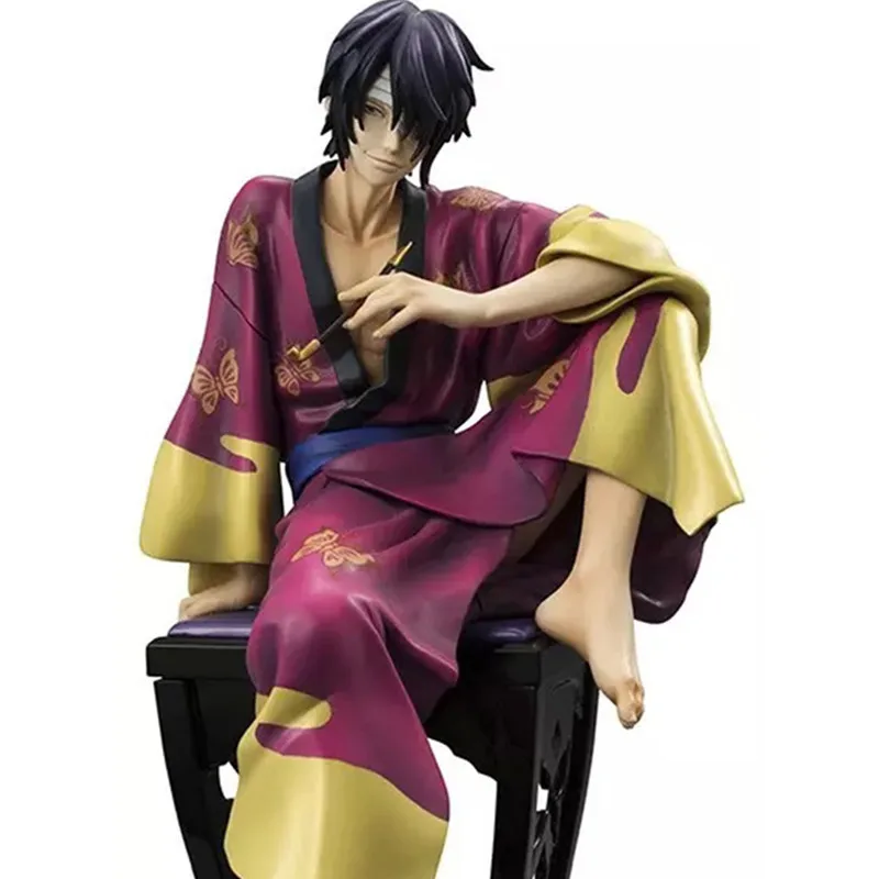 Японского аниме гинтама «Серебряная душа» MegaHouse G.E.M Takasugi Shinsuke ПВХ фигурка Коллекционная модель игрушки A164