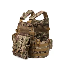 Caça airsoft multicam molle náilon modular colete tático combate coletes pretos ao ar livre 6094 coletes roupas dos homens militares do exército colete