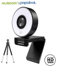[Оригинал] веб-камера AUSDOM PA552 HD 1080P веб-камера с фиксированным фокусом USB веб-камера с микрофоном Легкий Штатив для ПК Twitch Skype OBS Steam