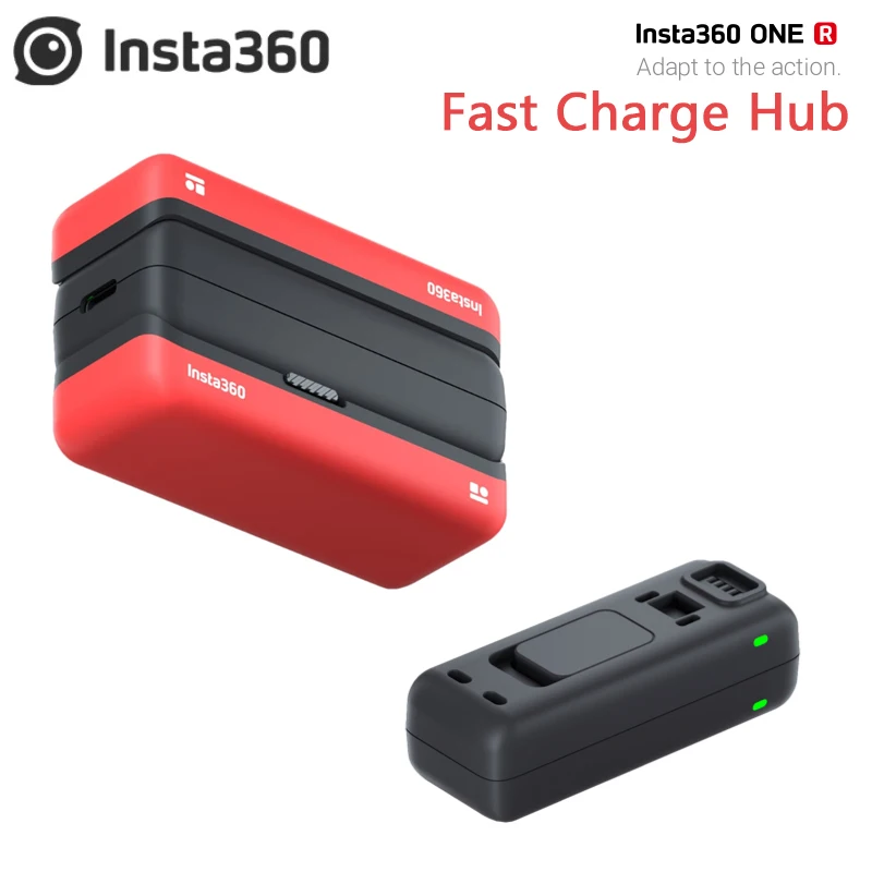 Зарядное устройство Insta360 ONE R для быстрой зарядки Insta 360 One R Boosted|Аксессуары для видеокамер 360°| | АлиЭкспресс