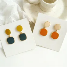 Женские серьги, серьги в ретро стиле, серьги с геометрическими узорами, высококачественные элегантные серьги для девушек, опт, подарок на день рождения