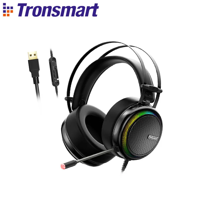 tronsmart glary gaming headset with 7.1 virtual sound