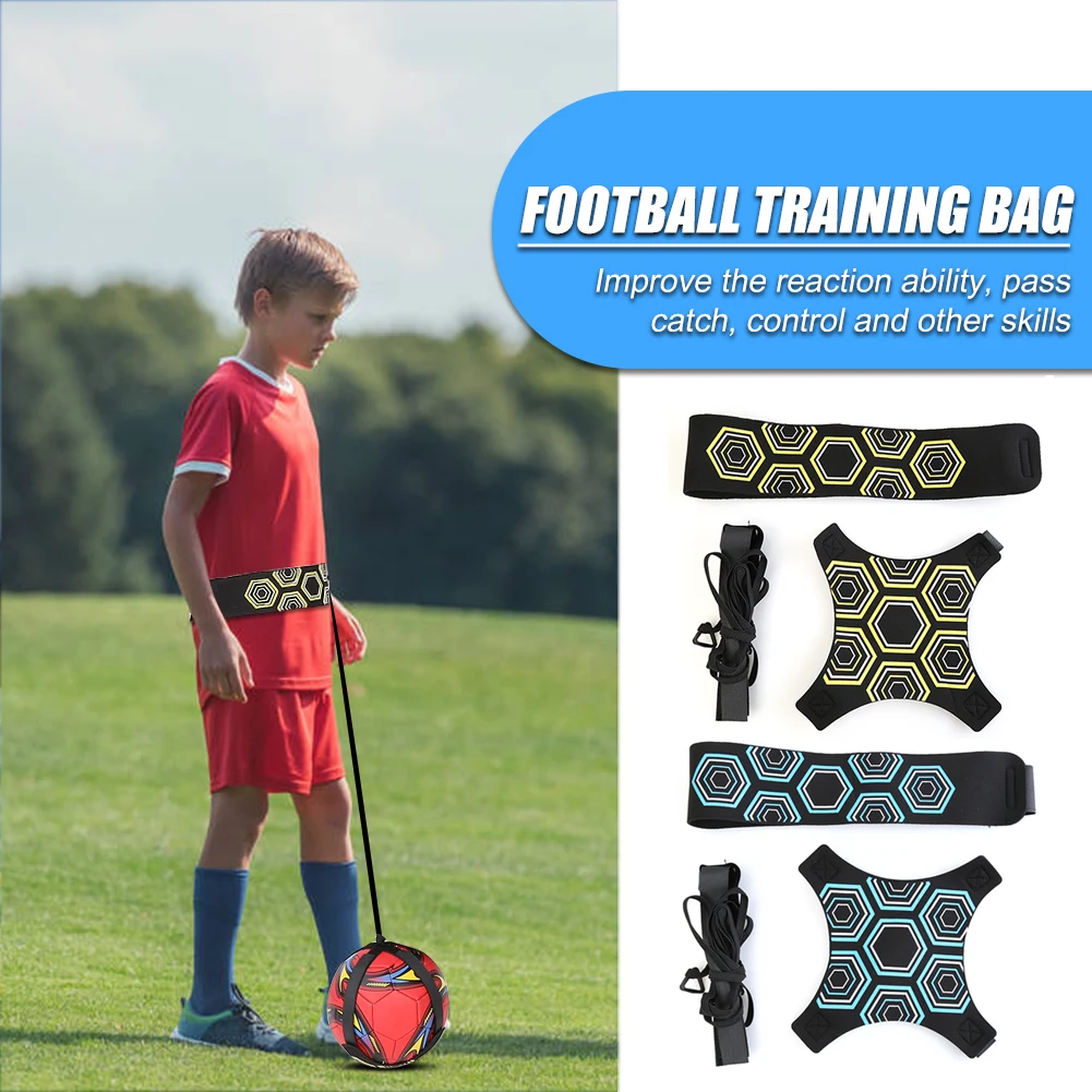 Kids Soccer Trainer Sports Football Kick Throw Solo Practice Aid Assistance Waist Belt Control Skills Training Band Adjustable | Спорт и