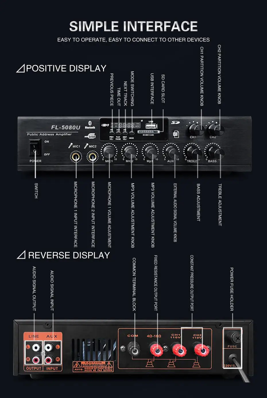 bluetooth audio amplifier12