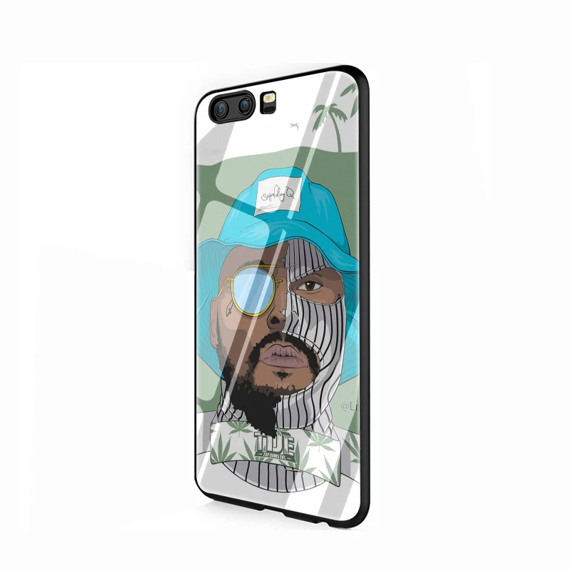EWAU школьник Q Oxymoron чехол из закаленного стекла для телефона для huawei P10 P20 P30 mate 20 Lite pro P Smart Y6 Y9 Honor 8X9 10 - Цвет: G12