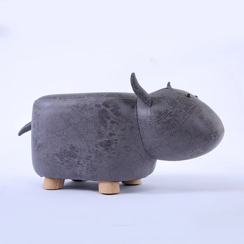 

Small Sheep Stool Change Shoes Animal Cartoon Stool Dinosaur Cow Hippo Bronzing Rubber Elephant Mini Children Stool Creative
