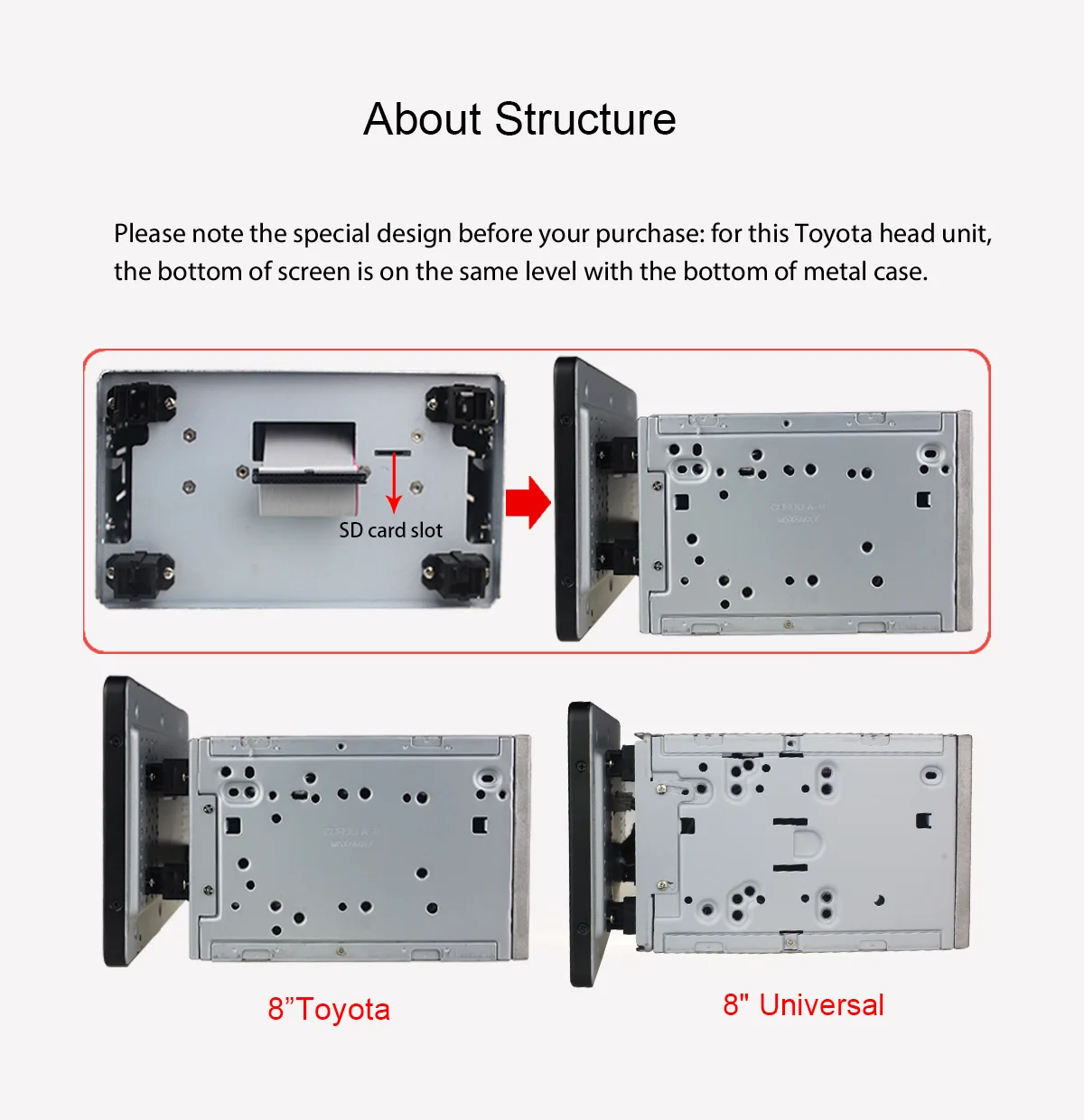 Top 8" Double 2din Head Unit GPS Navigation DVD Player For Toyota Universal Android 8.1 Car Radio Stereo Built-in 4G Modem DSP Zlink 12