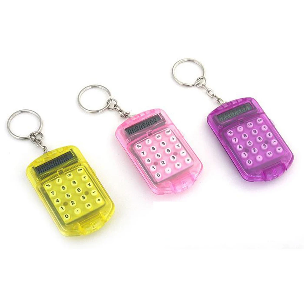 Calculator 1pcs New Design Keychain Pocket Mini Calculators School Office Company Calculator Accounting Tools