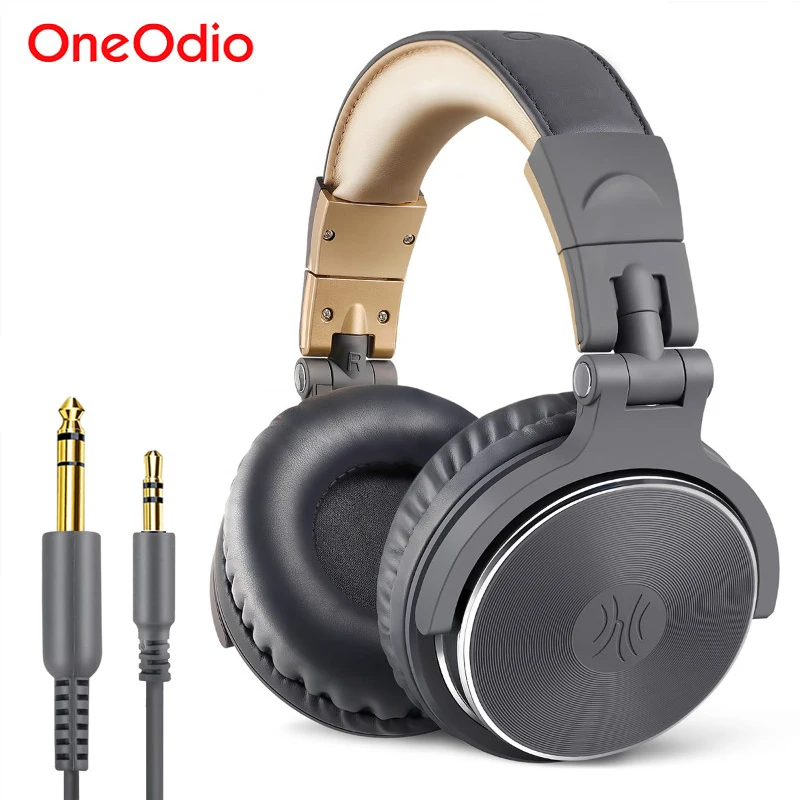 

Oneodio Wired Monitoring HIFI Headphone Stereo Bass Studio Mixing Headset Adapter-Free Closed Back DJ Headphones For Phone PC