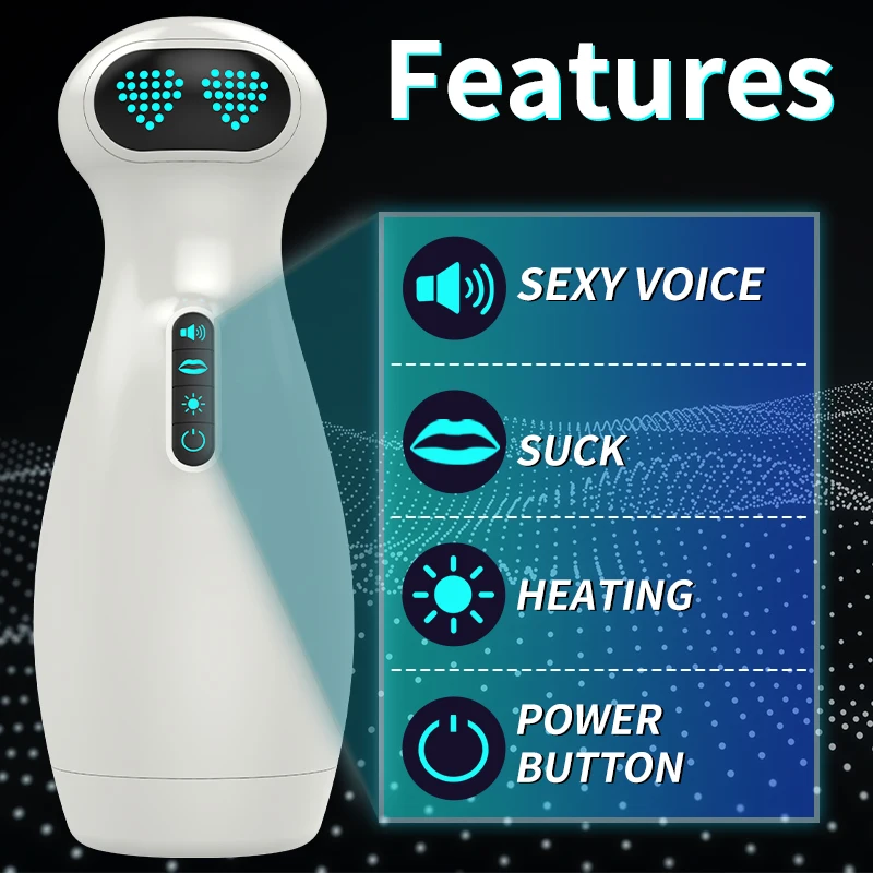 Male Automatic Sucking Heating Vagina Masturbation Cup Real Blowjob Masturbator Adult Toys Sex Toys For Men Toys For Adults 18 6