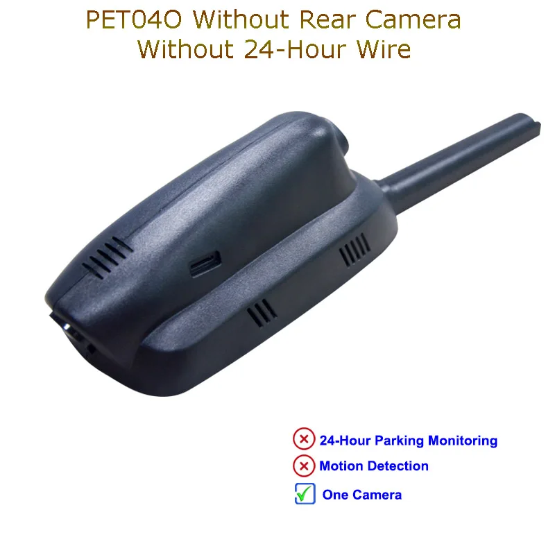 Jabriel 1080P оригинальная Мобильная de voiture dash cam автомобиля Камера 24 часа видео рекордер заднего Камера для PEUGEOT 3008 308 208 2008 508 206 307 - Название цвета: PET04 One Camera