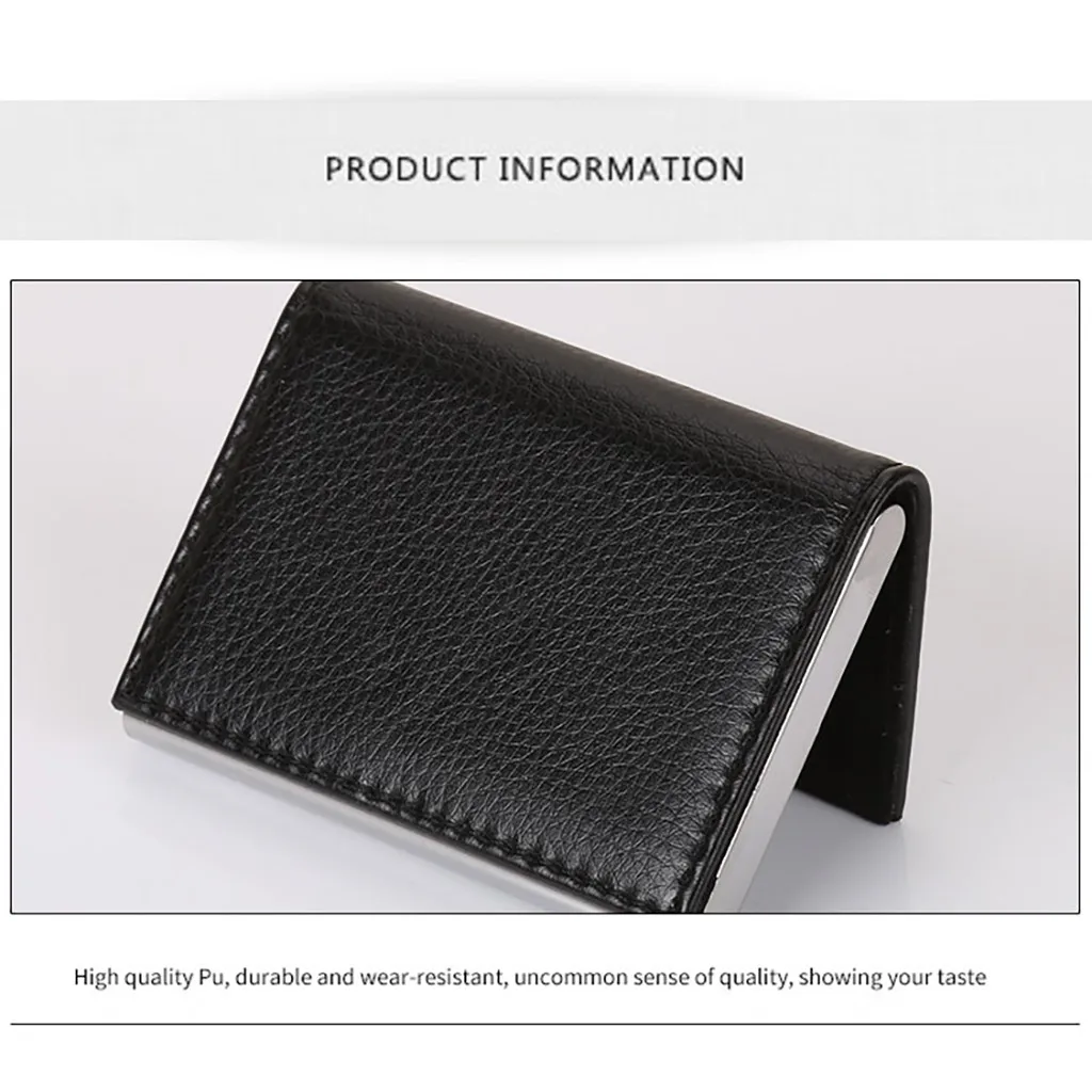Maison fabre Нержавеющая сталь высокое качество Бизнес кожаный чехол Для мужчин Элитный бренд паспорта кредитных карт со визитные карточки держатель кошелек
