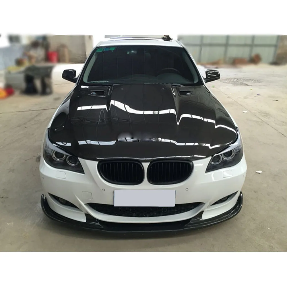 Спойлер для переднего бампера из углеродного волокна/FRP BMW E60 Real M5 2006 2010|bumper lip