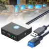 4 Port USB 3.0 Hub 20Pin PC Front Panel Bracket HD Audio 3.5mm Earphone MIC Connector For Desktop Disk Bay ► Photo 1/6