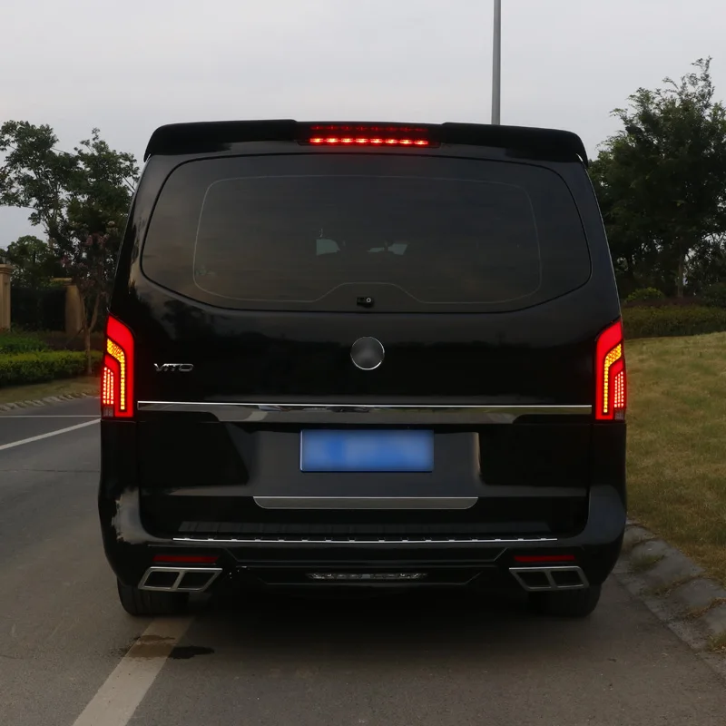 Car LED Taillights Tail Lamps For Mercedes Benz Vito V250 V260 2016 -2020 Reflector Lamp Backup Lamps Brake Light Rear Lights