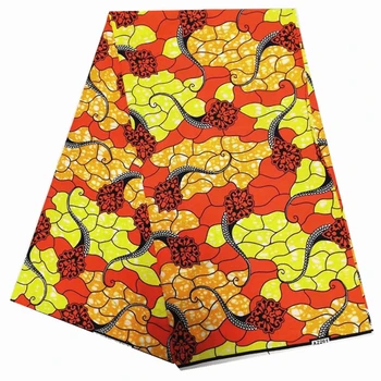 

latest 2020 wax print high quality africain fabric for dresses 2019 100% cotton tissu wax fabric wholesale