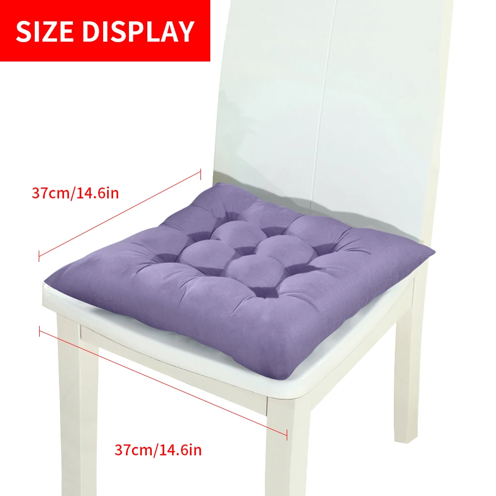 Мягкая квадратная подушка для стула, квадратная подушка для внутреннего сада, патио, дома, кухни, офиса, дивана, подушка для ягодиц - Цвет: M