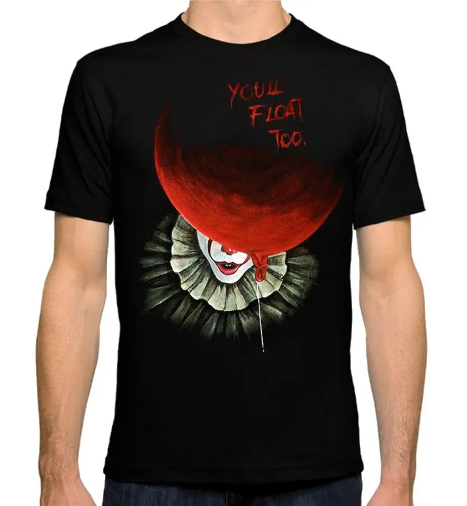 

Pennywise Art T-Shirt, Stephen King'S 'It' Men'S Women'S Tee, All Sizes