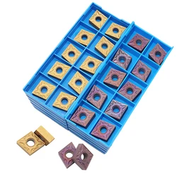 Inserts en carbure pour outil de tournage externe CNMG120408, CNC 120408, fraise de tournage de tour de haute qualité 