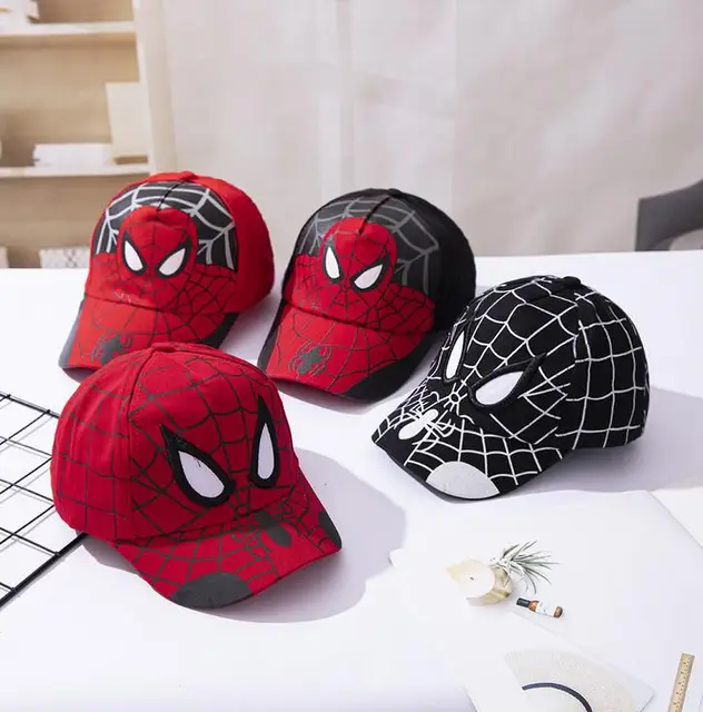 Nuevo Gorro Para Bebes De Otono Con Bordado De Spiderman De Dibujos Animados De Algodon Para Bebes Gorras De Beisbol De Ninos Snapback Para Ninos Y Ninas Gorros De Hip Hop