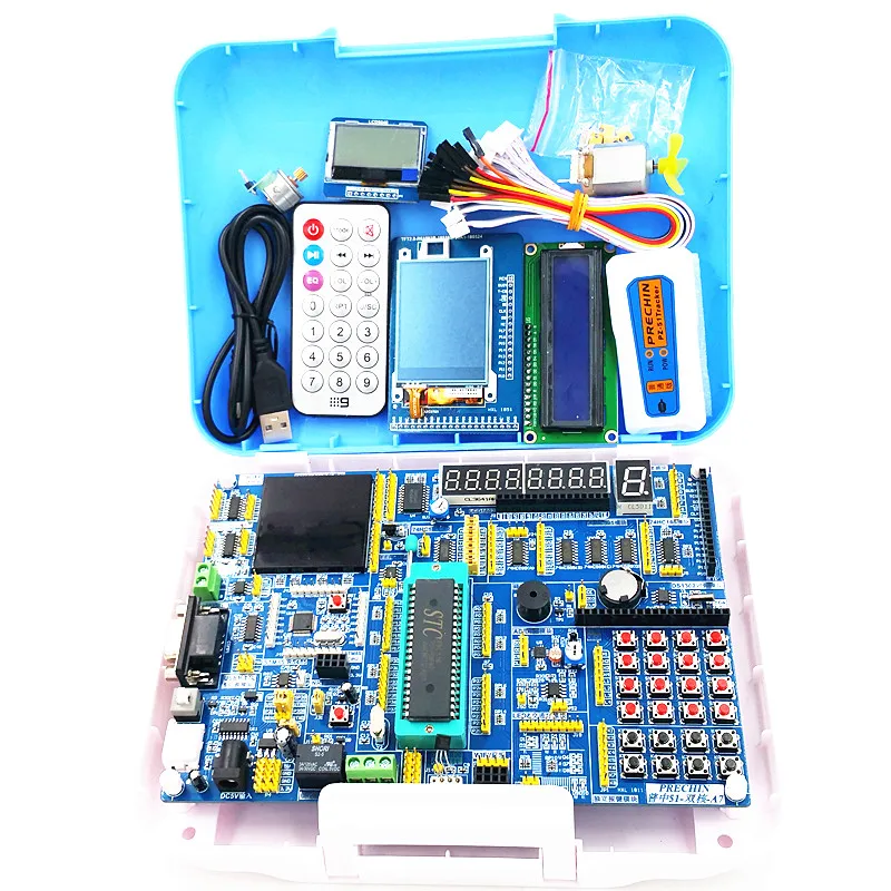51 MCU Development Board STC89C52 + STC8A8K Dual Core AVR Learning ...