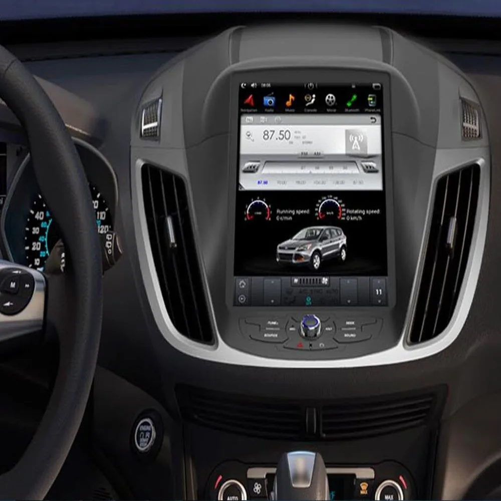 Android 9,0 Tesla стиль автомобиля Нет CD DVD плеер gps навигация для Ford Kuga/Escape 2013- Авто Стерео головное устройство мультимедийный радио