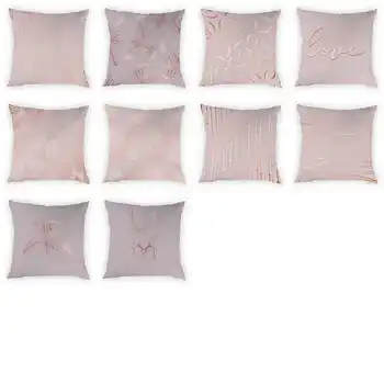 

Geometric Lines Printing Pattern Cushion Cover Pattern Peach Skin Print Home Decor Throw Pillow 45*45cm