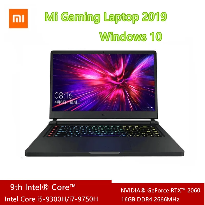 Xiaomi Mi ноутбук для игр 2019 15 6 дюймов процессор Intel Core i5 9300H/i7 9750H GeForce GTX