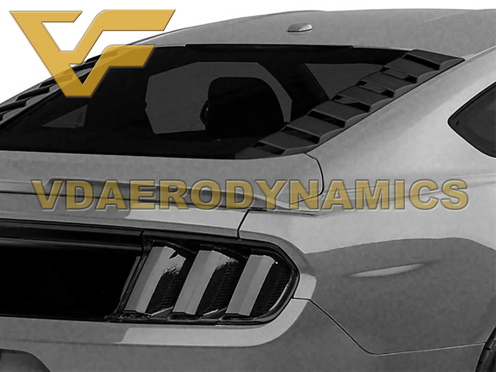 15-17 Mustang заднее стекло боковое ABS жалюзи Рамка отделка крышка вентиляционное отверстие
