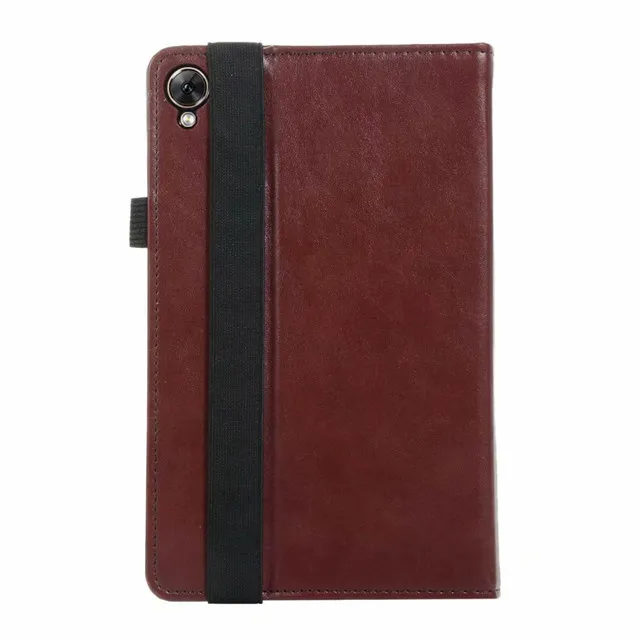 wine red IBuyiWin Премиум Смарт ПУ; кожа; силикон чехол для huawei MediaPad M6 8,4 дюймов планшет Funda Capa TUP Чехол+ пленка для экрана+ ручка - Цвет: wine red