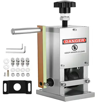 

12 PCS Manual Wire Stripping Machine Hand Crank Wire Stripper Machine Copper Wire Stripping Machine Cable Stripper