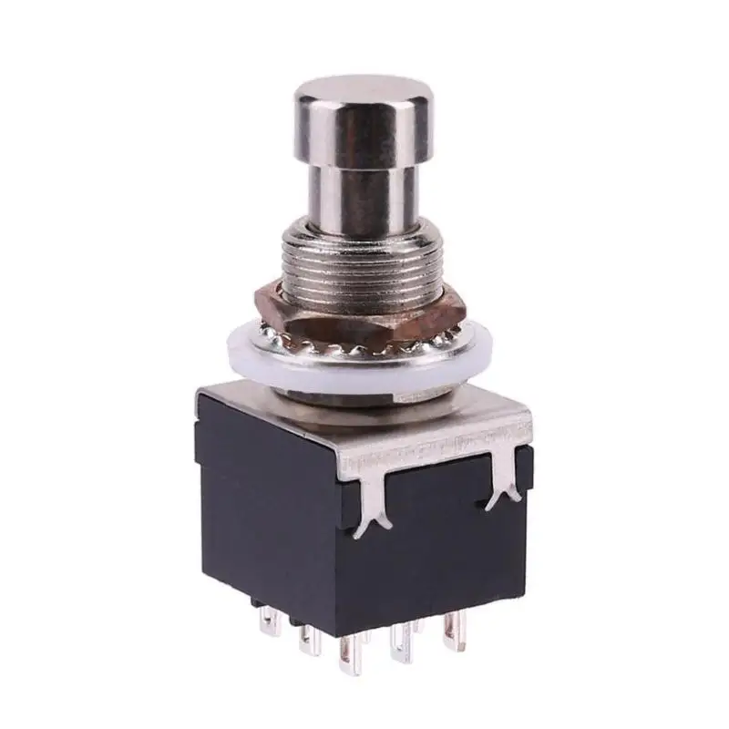 3PDT 9pin Кнопка ножного переключателя FR DIY гитарная педаль для создания