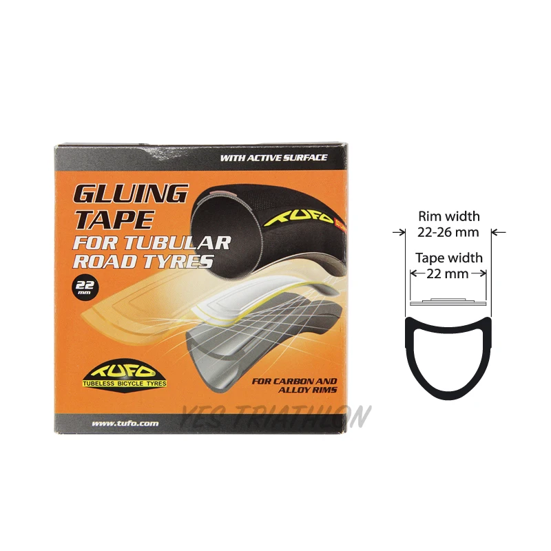 22mm Wide Tufo Gluing Tape for Tubular Road Wheels 19mm
