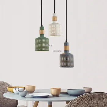 

Nordic Simple Pendant Lamp Modern Decor Luster LED Pendant Lights Warm Hanglamp Restaurant Hanging Ceiling Lamps Light Fixtures