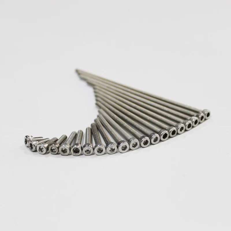 

10pcs M3 Bolt Fully Threaded Socket Cap Screw 5 to 120mm