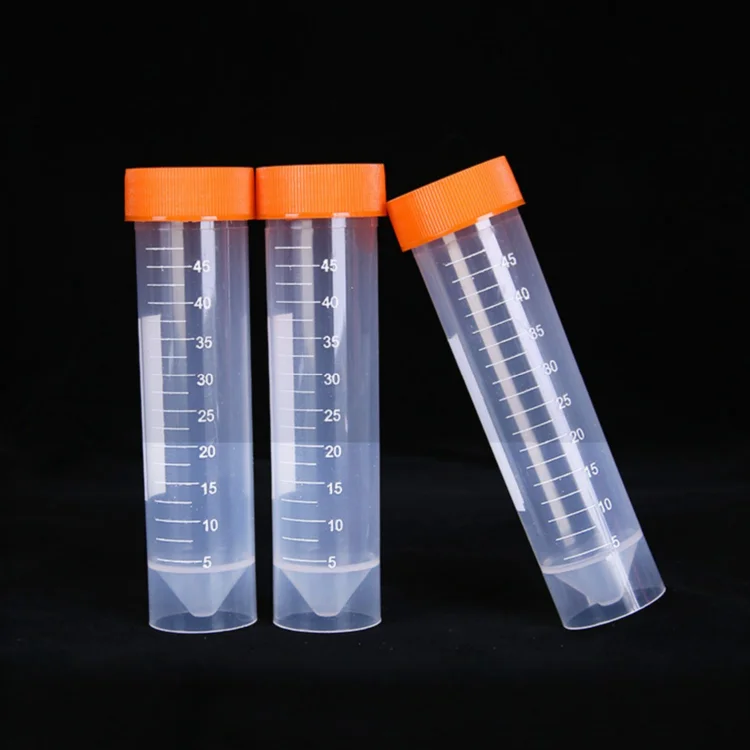 50ml Cryotube Centrifuge Tube With Screw Cap And Scale Medical Equipment Supply , Pack of 50 Pcs