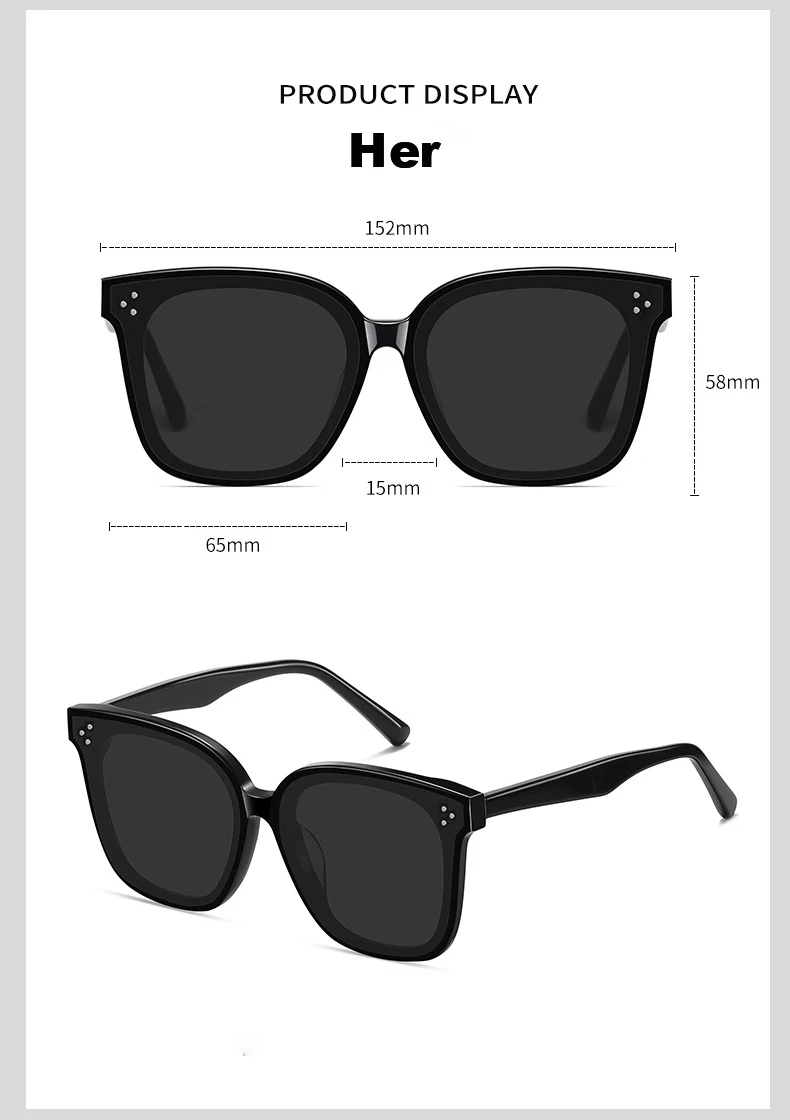 Sunglasses For Women And Men Simple Design Driving Eyewear_voghion.com