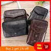 Vintage Leather Waist Bag Belt Loop Holster Carry Phone Pouch Wallet Case ► Photo 1/6