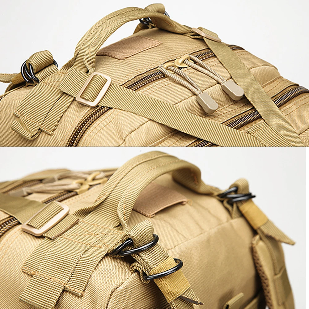 40л вместительный мужской армейский военный тактический большой рюкзак Водонепроницаемый Открытый спортивный походный Кемпинг Охота 3D рюкзак сумки для мужчин