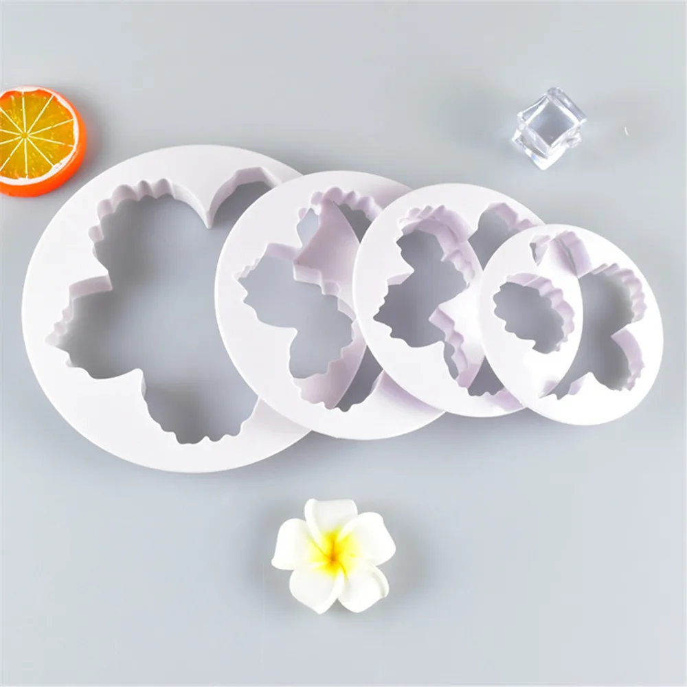 Peony Flower Petal Shape Cutter Fondant Cake Sugar Paste Icing Cutting