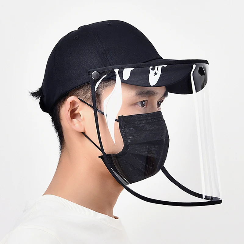 

Multifunctional Protective Cap Virus Protective Cap Anti-Spitting Protective Hat Cover Outdoor Adjustable Full Mask Fisherman