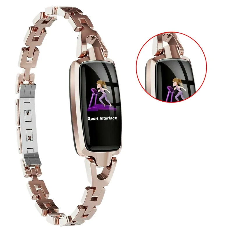 Women Smart Watch Heart Rate Monitor Bluetooth IP67 Waterproof Fitness Tracker Monitoring Women At Special Times for Android IOS